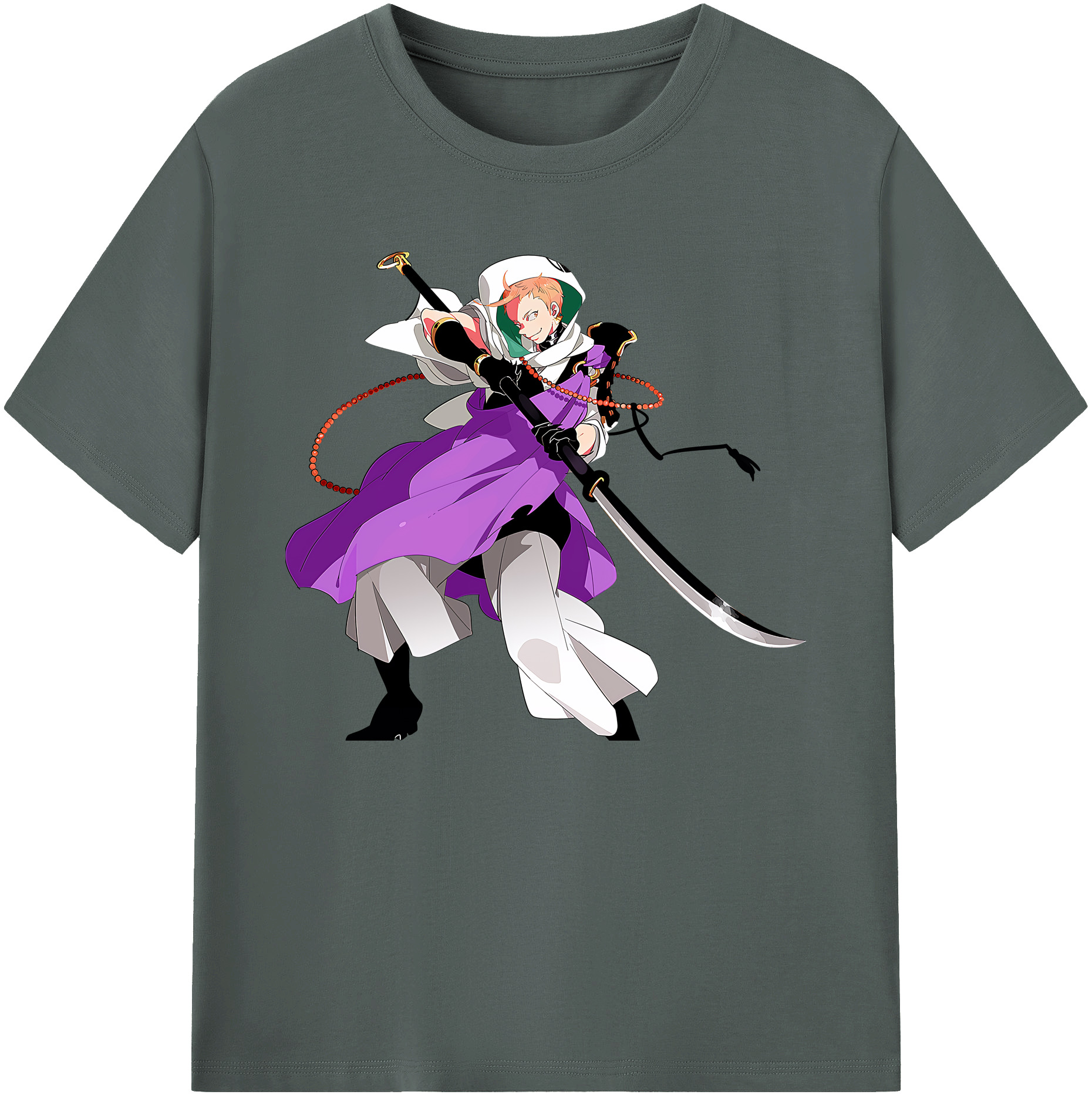 （画像用） 刀剣乱舞 Touken Ranbu 綿100％ メンズ半袖Tシャツ｜肌触りやわらか＆通気性
